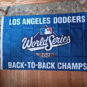 Los Angeles Dodgers 2025 Back To Back World Series Champions MLB 3x5 Feet Flag